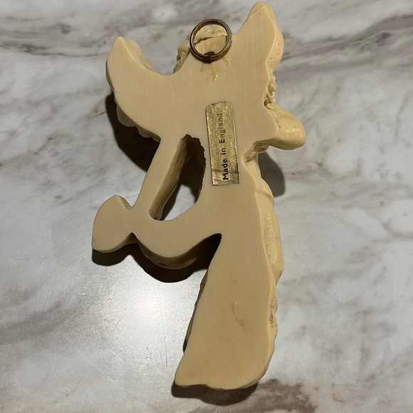 Cherub Angel Resin Wall Hanging Made In England - Picture 4 of 6